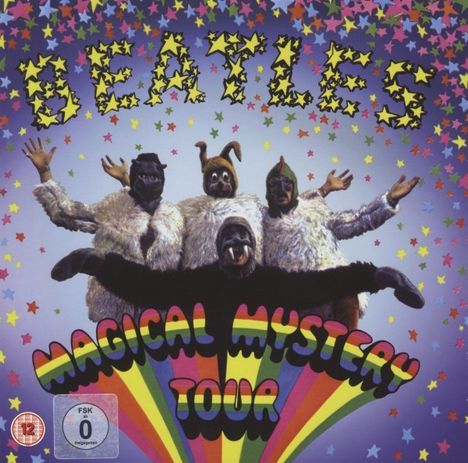 The Beatles: Magical Mystery Tour (DVD + Blu-ray + 2 x 7") (Limited Deluxe Collector's Edition ), 1 DVD, 1 Blu-ray Disc und 2 Singles 7"
