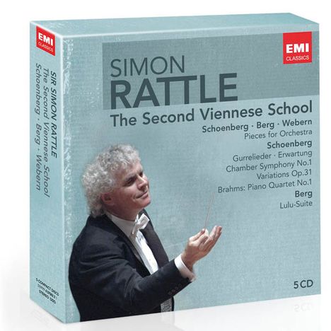 Simon Rattle - Zweite Wiener Schule, 5 CDs