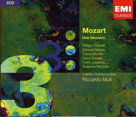 Wolfgang Amadeus Mozart (1756-1791): Don Giovanni, 3 CDs