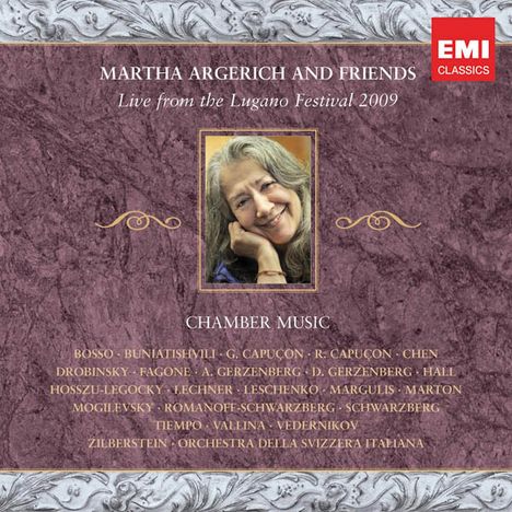 Martha Argerich &amp; Friends - Live from Lugano Festival 2009, 3 CDs