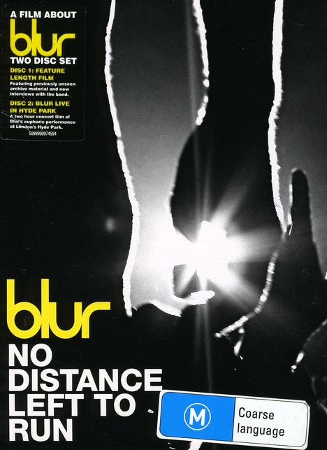 Blur: No Distance Left To Run: A Film About Blur, 2 DVDs