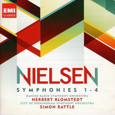 Carl Nielsen (1865-1931): Symphonien Nr.1-4, 2 CDs
