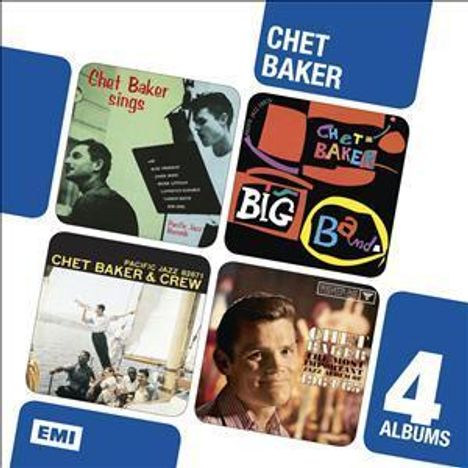 Chet Baker (1929-1988): 4 Albums, 4 CDs