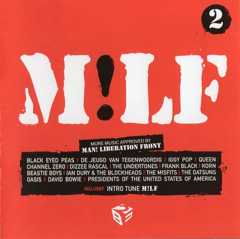 M!LF, More music approved by Man! Liberation Front. Künstler: Black Eyed Peas, Iggy Pop, Queen, Oasis, u.a. Nummer 2.