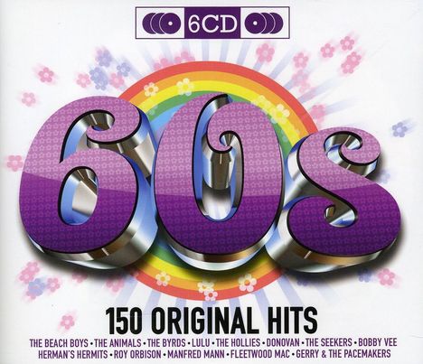 150 Original Hits - Sixties, 6 CDs