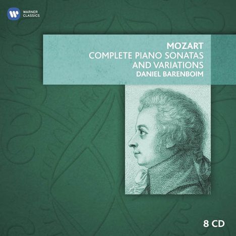 Wolfgang Amadeus Mozart (1756-1791): Klaviersonaten Nr.1-18, 8 CDs