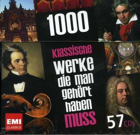 1000 Klassische Werke, die man gehört haben muss, 57 CDs