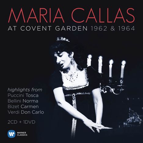 Maria Callas at Covent Garden 1962 &amp; 1964, 3 CDs