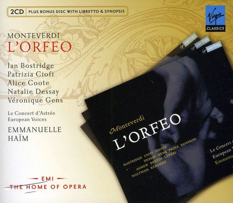 Claudio Monteverdi (1567-1643): L'Orfeo, 2 CDs