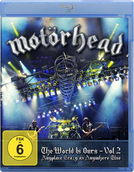 Motörhead: The Wörld Is Ours Vol.2: Anyplace Crazy As Anywhere Else (Live 2011), Blu-ray Disc