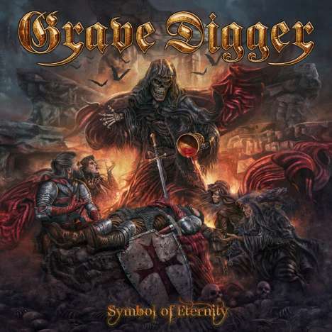 Grave Digger: Symbol Of Eternity (Limited Edition) (Red W/ Gold Splatter Vinyl), LP