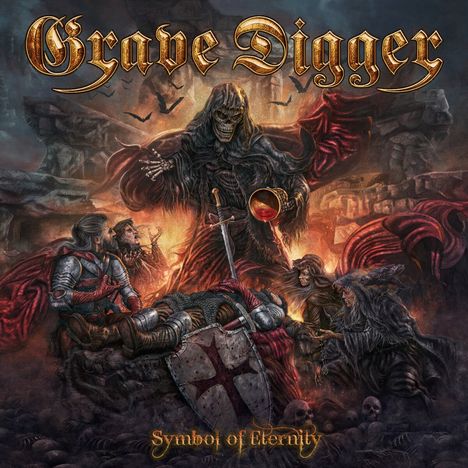 Grave Digger: Symbol Of Eternity (Limited Edition) (Yellow/Gold/White/Red Splatter Vinyl), LP