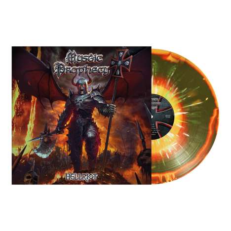 Mystic Prophecy: Hellriot (Limited Edition) (Green &amp; Firey Splatter Vinyl), LP