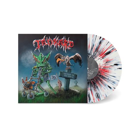 Tankard: One Foot In The Grave (White W/ Red &amp; Black Splatter Vinyl), LP