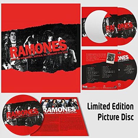 Ramones: WBUF FM Broadcast, Buffalo, NY, February 8th 1979 (180g) (Limited-Edition) (Picture-Disc), LP