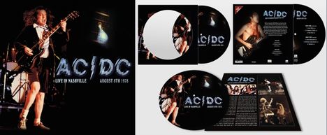 AC/DC: Live In Nashville August 8th 1978 (180g) (Limited-Edition) (Picture Disc), LP