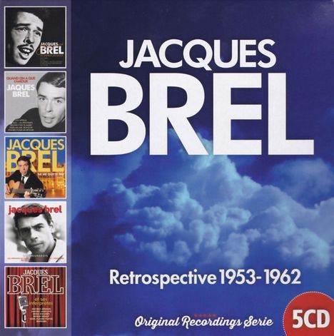 Jacques Brel (1929-1978): Retrospective 1953 - 1962, 5 CDs