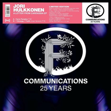 Jori Hulkkonen: A Letter From Cardassia (remastered) (Limited Edition), Single 12"