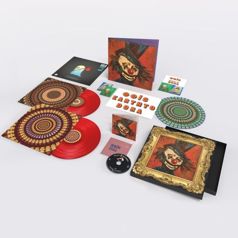Eels: Earth To Dora (180g) (Limited Deluxe Edition) (Translucent Red Vinyl) (45 RPM), 2 LPs und 1 CD