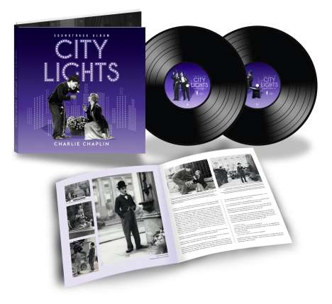 Charles (Charlie) Chaplin (1889-1977): Filmmusik: City Lights (remastered) (180g) (Limited Deluxe Edition) (mono), 2 LPs