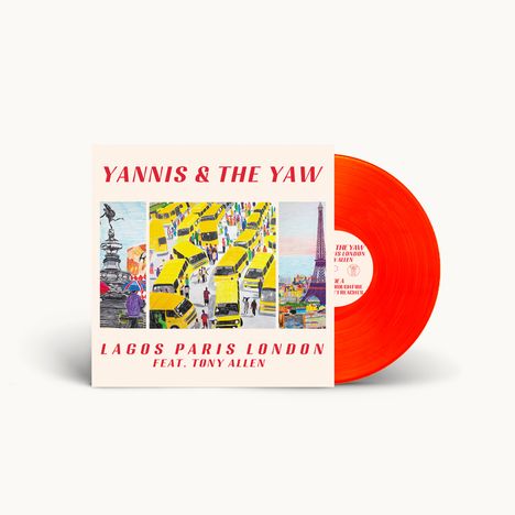 Yannis &amp; The Yaw: Lagos Paris London (Limited Red 12" EP), Single 12"