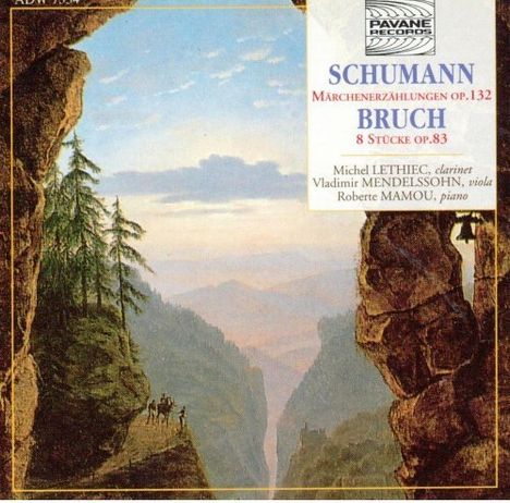 Max Bruch (1838-1920): Stücke für Klarinette,Viola,Klavier op.83 Nr.1-8, CD