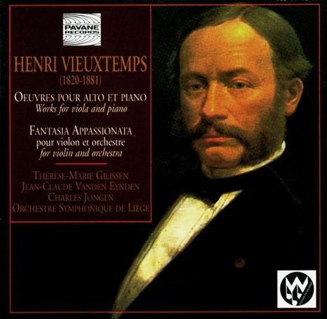Henri Vieuxtemps (1820-1881): Fantasie op.35 f.Violine &amp; Orchester, CD
