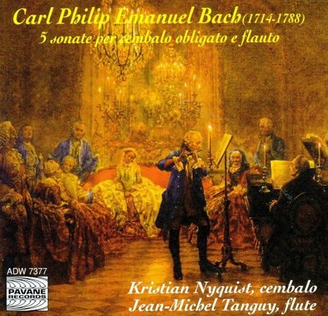 Carl Philipp Emanuel Bach (1714-1788): Flötensonaten Wq.73,83,84,86,161 Nr.2, CD