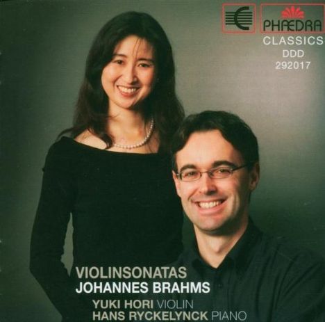 Johannes Brahms (1833-1897): Sonaten für Violine &amp; Klavier Nr.1-3, CD