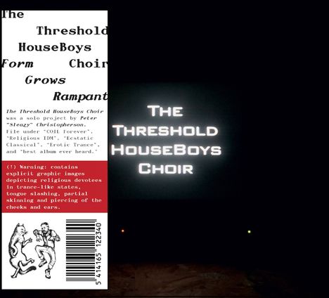 The Threshold HouseBoys Choir: Form Grows Rampant, CD