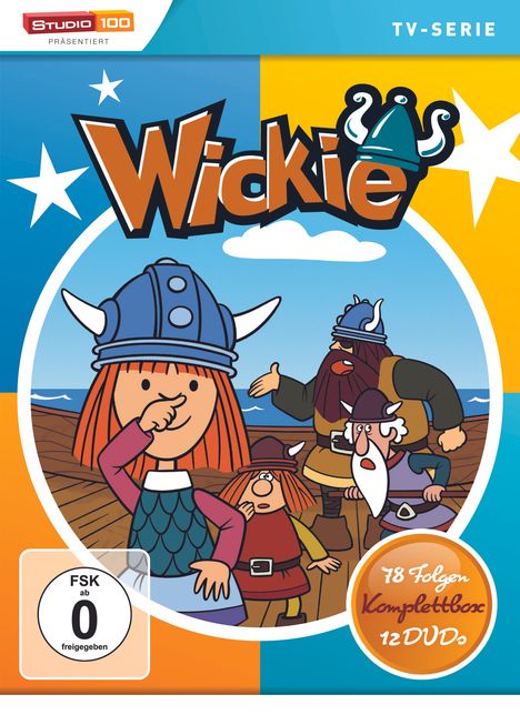Wickie und die starken Männer (Komplettbox), 12 DVDs