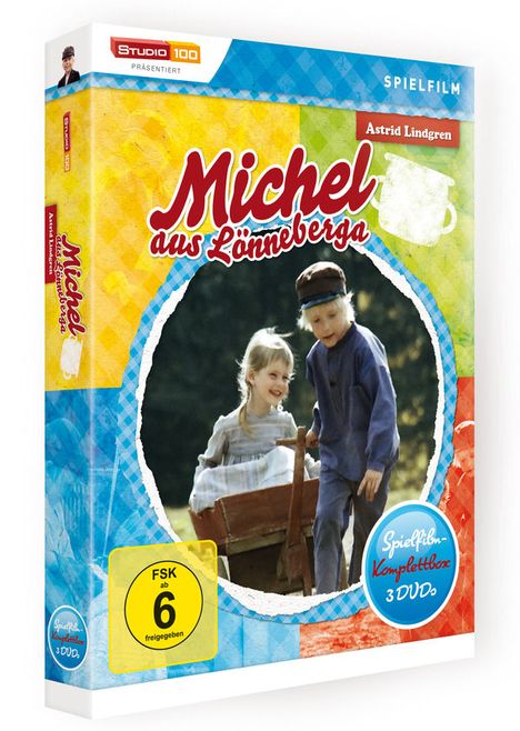 Michel aus Lönneberga: Die Spielfilm-Edition, 3 DVDs