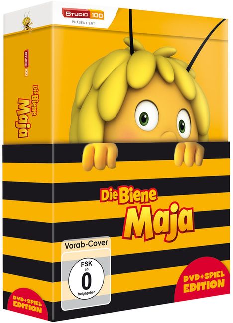 Die Biene Maja 1-4 (Episoden 1-26) + Maja Spiel Edition, 4 DVDs