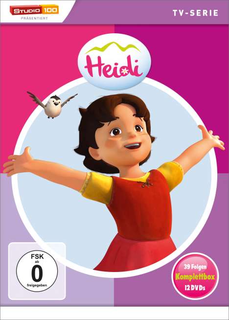 Heidi (CGI) Staffel 1 (Komplettbox), 12 DVDs