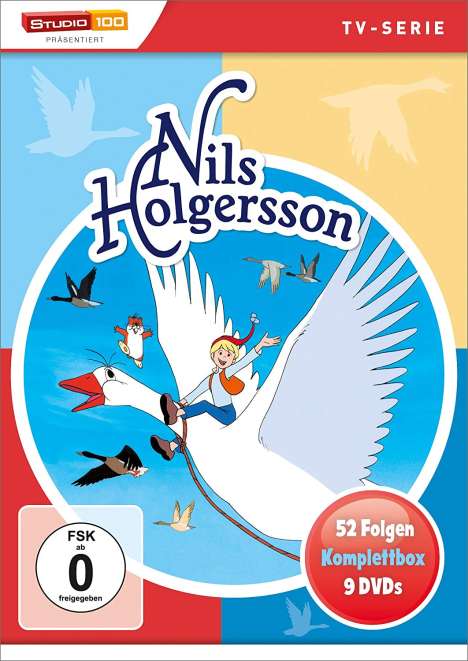 Nils Holgersson (Komplette Serie), 9 DVDs