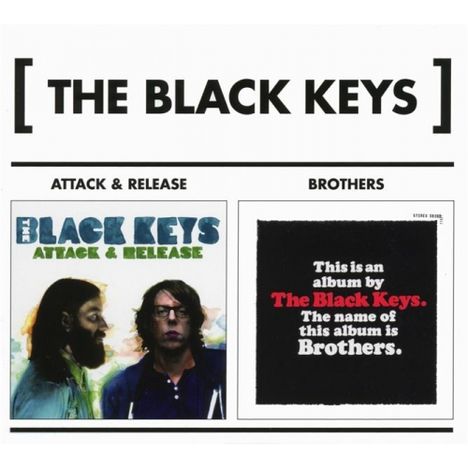 The Black Keys: Attack &amp; Release / Brothers (2 Original-Alben), 2 CDs
