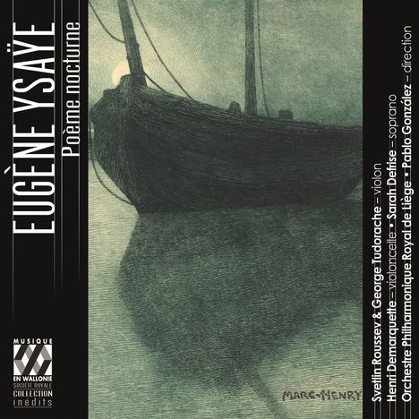 Eugene Ysaye (1858-1931): Werke für Violine &amp; Orchester "Poeme nocturne", CD