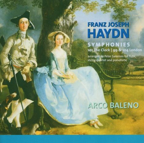 Joseph Haydn (1732-1809): Symphonien Nr.99,100,104 für Flöte,Streichquartett &amp; Klavier, CD