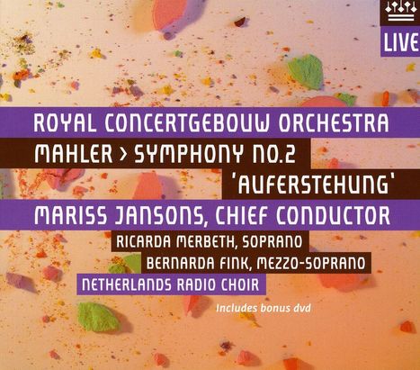 Gustav Mahler (1860-1911): Symphonie Nr.2, 2 Super Audio CDs und 1 DVD