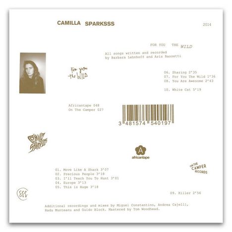 Camilla Sparksss: For You The Wild, LP