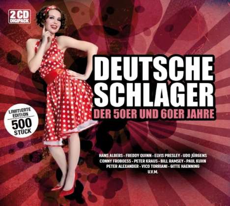 Deutsche Schlager der 50er und 60er Jahre, 2 CDs
