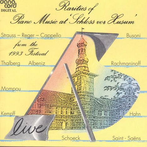 Rarities of Piano Music at "Schloss vor Husum" 1993, CD