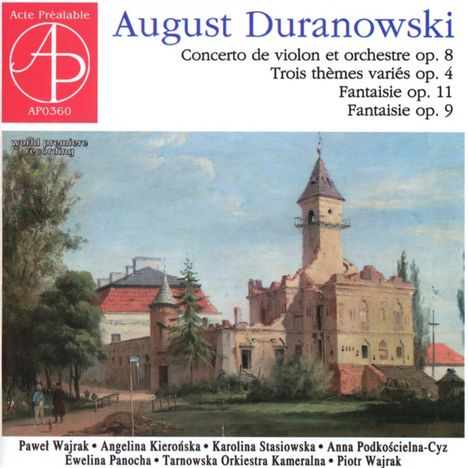 August Duranowski (1770-1834): Violinkonzert op.8, CD
