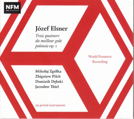 Josef Elsner (1769-1854): Streichquartette op.1 Nr.1-3, CD