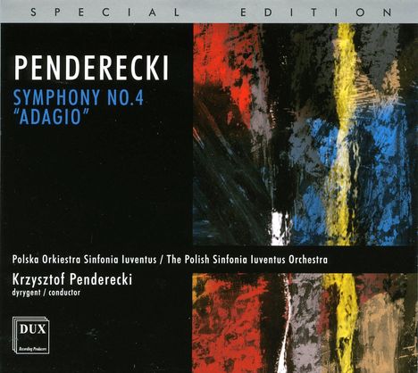 Krzysztof Penderecki (1933-2020): Symphonie Nr.4 "Adagio", CD