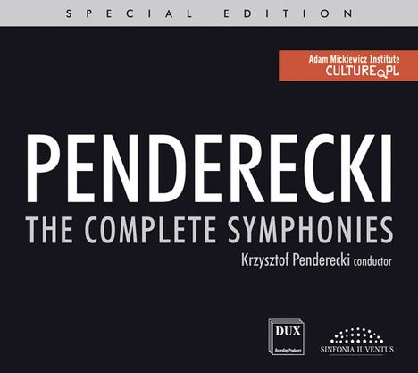 Krzysztof Penderecki (1933-2020): Symphonien Nr.1-8, 5 CDs