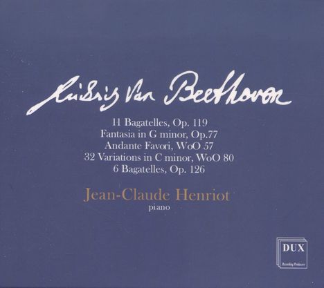 Ludwig van Beethoven (1770-1827): Bagatellen opp.119 &amp; 126, CD
