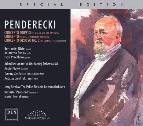 Krzysztof Penderecki (1933-2020): Doppelkonzert für Violine,Viola,Orchester, CD