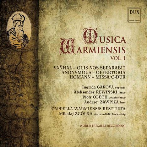 P. Homann (18. Jahrhundert): Missa C-Dur für Chor &amp; Orchester, CD