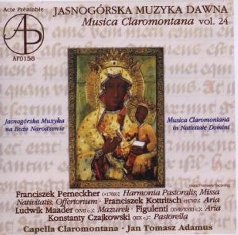 Geistliche Barockmusik aus Polen - Musica Claromontana Vol.24, CD